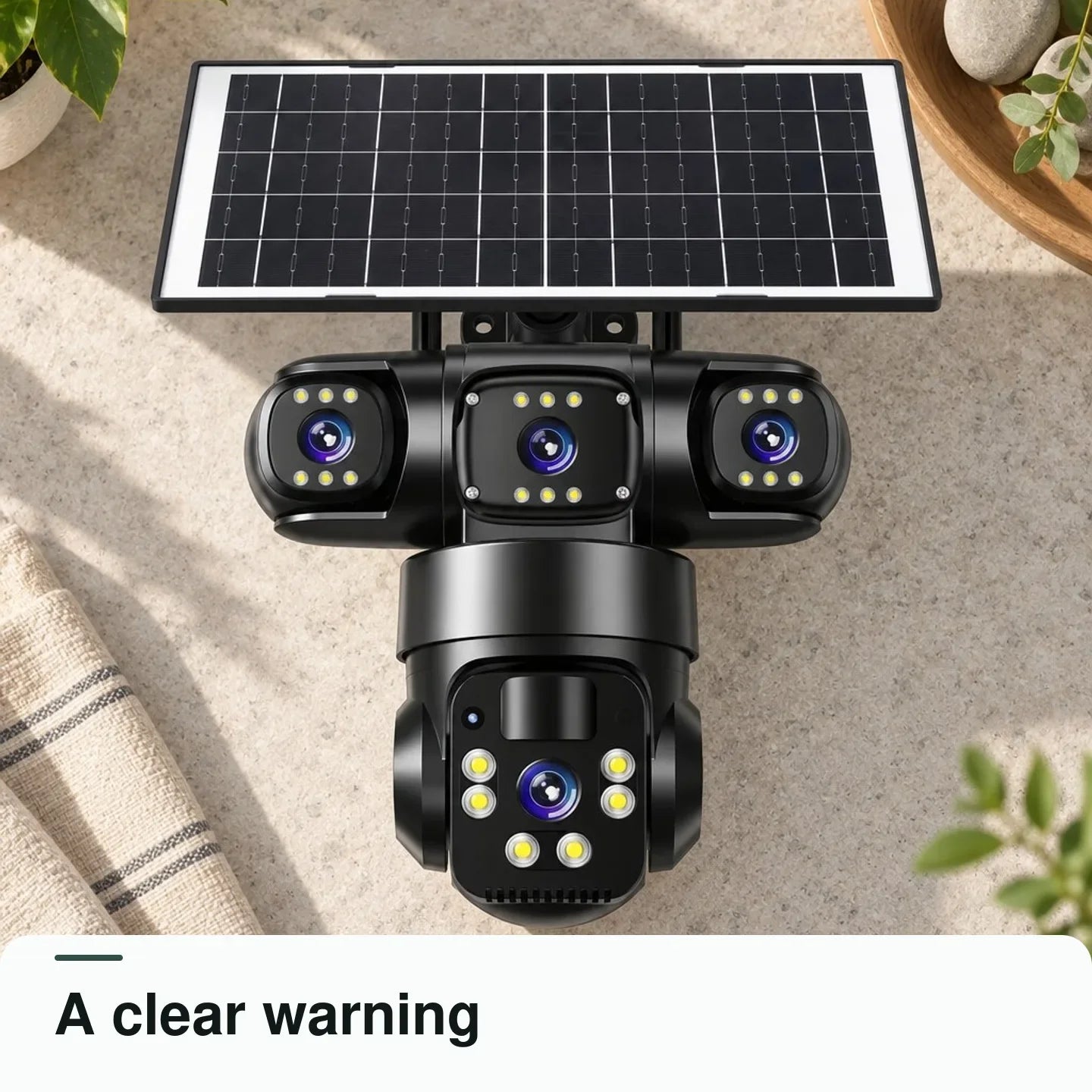 Locata™ WiFi Solar Powered Security Camera